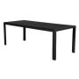 Sunfun Bordeaux havebord stål/nonwood sort 205x90 cm