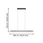 Eglo pendel Vallelado LED B109 cm