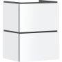 Hansgrohe underskab med vask Xilesa/Xanuia mat hvid 2 skuffer 50x39 cm