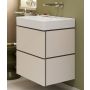 Hansgrohe underskab med vask Xilesa/Xanuia mat sandbeige 2 skuffer 60x48 cm