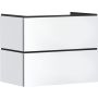 Hansgrohe underskab med vask Xilesa/Xanuia mat hvid 2 skuffer 80x48 cm