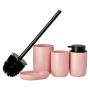 Today tilbehørssæt 1 t/badeværelse 4 dele - pink