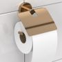 Haceka toiletrulleholder m/låg Kosmos børstet kobber