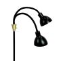 Dyberg Larsen Lilje gulvlampe E14 135 cm sort