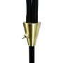 Dyberg Larsen Lilje gulvlampe E14 135 cm sort