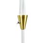 Dyberg Larsen Lilje gulvlampe E14 135 cm hvid