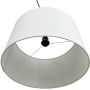 Dyberg Larsen pendel Calix høj E27 sort/natur Ø45 cm