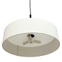 Dyberg Larsen pendel Calix lav E14 sort/natur Ø45 cm