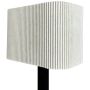 Dyberg Larsen bordlampe Calix oval E27 sort/natur H39 cm