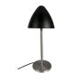 Dyberg Larsen bordlampe Oulu E27 børstet stål/sort H47 cm
