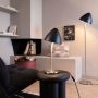 Dyberg Larsen bordlampe Oulu E27 børstet stål/sort H47 cm