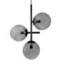 Dyberg Larsen pendel Como E14 sort/røg H60 cm