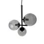Dyberg Larsen pendel Como E14 sort/røg H60 cm