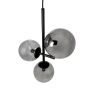Dyberg Larsen pendel Como E14 sort/røg H60 cm
