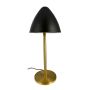 Dyberg Larsen bordlampe Oulu E27 messing/sort H47 cm