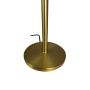 Dyberg Larsen bordlampe Oulu E27 messing/sort H47 cm