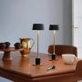 Dyberg Larsen genopladelig bordlampe Yoyo sort LED