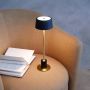Dyberg Larsen genopladelig bordlampe Yoyo sort LED
