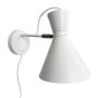 Dyberg Larsen Cindy væglampe E27 14,5 cm hvid
