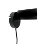 Dyberg Larsen Modern sort vægspot GU10 14 cm