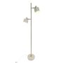 Dyberg Larsen gulvlampe Ocean E14 beige/messing H160 cm