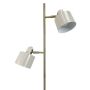 Dyberg Larsen gulvlampe Ocean E14 beige/messing H160 cm