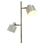 Dyberg Larsen gulvlampe Ocean E14 beige/messing H160 cm