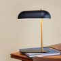 Dyberg Larsen bordlampe Arch E14 messing/sort H35,5 cm