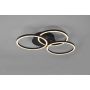 Trio loftlampe Circle dæmpbar 2700-6000K sort B43,5 cm