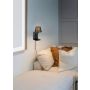 Trio væglampe Comfort sort m. USB/USB-C/trådløs lader E14 31 cm