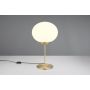 Trio bordlampe Formento messing/opal E27 52x30 cm