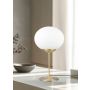 Trio bordlampe Formento messing/opal E27 52x30 cm