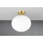 Trio loftlampe Fomento messing/opal E27 H33x30 cm