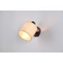 Trio spotlampe Aimee E14 sort/beige 22,5x10 cm