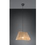 Trio pendel Valerie natur jute/sort metal E27 Ø52 cm