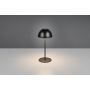 Trio bordlampe Ortiz sort ude/inde m/USB dæmpbar 9x20 cm