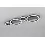 Trio loftlampe Lumos sort LED