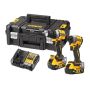 DeWalt boremaskine & slagskruetrækker DCD800 DCF850 2x5,0Ah 18V