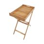 Sunfun Benny bakkebord teak 58x38x75 cm