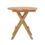 Sunfun Vera sidebord teak Ø50 cm
