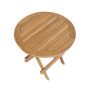 Sunfun Vera sidebord teak Ø50 cm