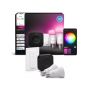 Philips Hue startsæt 2xE27 WCA 1100 lm m/Bridge Pro+Dimmer switch