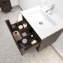 Camargue underskab m/vask Nature Egedahl/Loknes massiv eg sort 60 cm