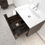 Camargue underskab m/vask Nature Egedahl/Loknes massiv eg sort 60 cm