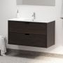 Camargue underskab m/vask Nature Egedahl/Loknes massiv eg sort 100 cm