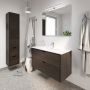 Camargue underskab m/vask Nature Egedahl/Loknes massiv eg sort 100 cm