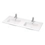 Camargue underskab m/dobbeltvask Nature Egedahl/Loknes massiv eg natur 120 cm