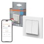 Osram Smart+ Wifi vægkontakt 2-knap