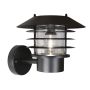Y-Connection væglampe solar sort IP44 H20 cm