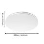 Eglo plafond Maltignano-Z hvid LED Ø38 cm 